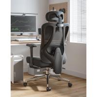 Ergonomica Escritorio, Silla Oficina Soporte Lumbar, Silla de Ordenador reclinable de ángulo Grande, Respaldo de , Negra - details 9