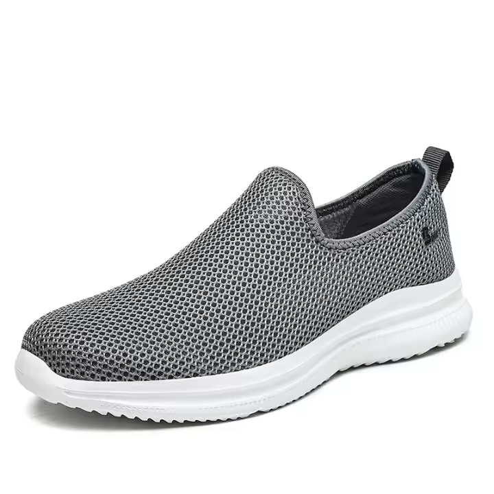 Zapatos Informales de Verano para Hombre 2025 Zapatos Deportivos Antideslizantes Transpirables de Malla Mocasines sin Cordones Talla 35-46 - 1