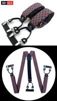 Accesorios de Moda para Hombres Correa de Pantalón en Forma de Y Ancho de 3.5cm 6 Clips - details 8