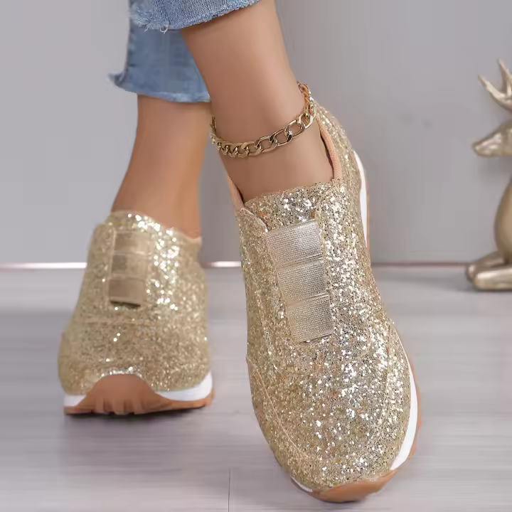 Zapatos planos casuales para mujer, zapatos con cordones a la moda - 1