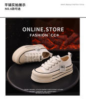Zapatos de cuero con plataforma aumentada para mujer, zapatillas informales de estilo Joker, color blanco, novedad de 2024 - details 24