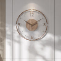 Reloj de Pared de Madera Vintage Grande Reloj Silencioso de Madera Sólida para Sala de Estar, Dormitorio, Oficina Estilo Rústico - details 1