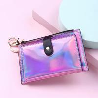Cartera de mujer con cremallera billetera láser de moda monedero de cuero mini bolsa de tarjetas dangerous goods normales - details 7