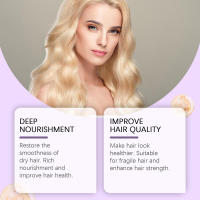 HOEGOA queratina hidrata, nutre, repara el cabello seco y encrespado y utiliza una película capilar con proteína de cola. - details 5