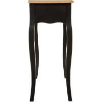 Mueble Consola de 2 cajones de Madera Negra de 78 cm de Altura, cm - details 6