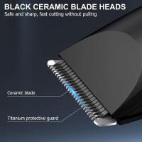 Scttomon Afeitadora de Pelos de Caderno Eléctrico Afeitadora de Nariz de Cerámica Recargable por USB para Hombres - details 1