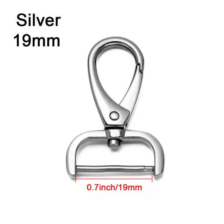 LLavero de cinturón de Metal para mascotas, hebillas de correa de cuero, Clips de gatillo, gancho a presión desmontable, ganchos para correa, 4 colores - 1