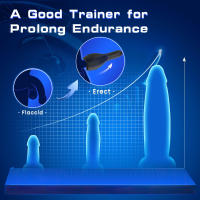 Entrenador de glande sexual para hombre, masturbador masculino, vibrador de estimulación del glande, masajeador de pene, entrenador retardante, Juguetes sexuales - details 7