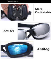 Gafas de Natación para Adultos Profesionales Impermeables Anti-Niebla para Miopía Dióptico - details 1