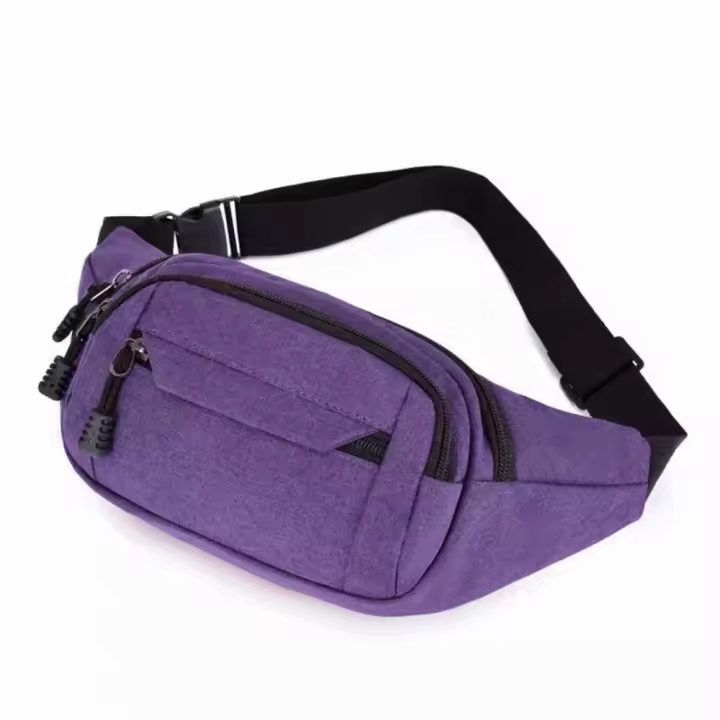 Bolsa de viaje con cremallera para exteriores, cartera para la cintura, cinturón para dinero, bolsa para teléfono - 1