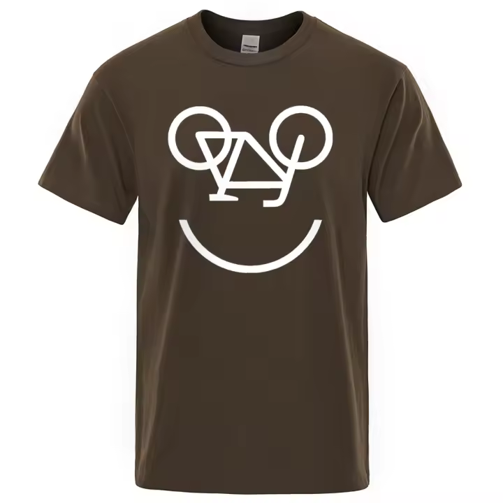 Camisetas con estampado de dibujos animados para hombre, ropa cómoda, de manga Regular, talla grande - 1
