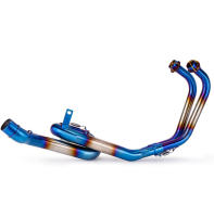For Yamaha YZF-R25 R3 MT03 Motorcycle Full Exhaust System Escape Modified Front Middle Link Pipe Front Pipe Slip On MT-03 Header - details 4