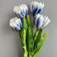 Ramas de tulipán artificiales de PU, tacto Real, hecho a mano, tallo de tulipán rococó, Festival, flor de tulipán de imitación, decoración para fiesta de bodas - details 1