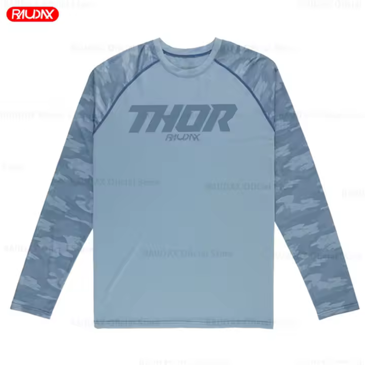Thor Raudax Enduro Motocross Shirt Motorcycle Jacket Off-road T-shirt Ride MTB Bicycle Short Sleeve Motocross Jersey Moto Jersey - 1