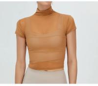Yogo Tops Camiseta de Malla de Algodón Secado Rápido Estilo Polo Para Entrenamiento, Correr, Manejar el Gimnasio Camiseta Corta de Primavera/Verano - details 2