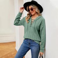 Sudadera con capucha elegante para mujer, manga larga, moda coreana, estilo casual y suelto - details 20