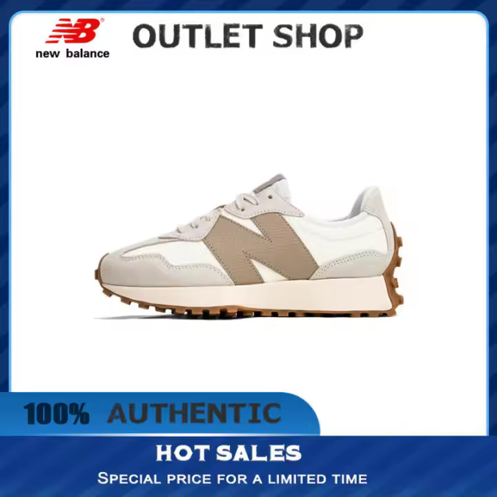 Leten 【100% AUTÉNTICO】 NB 327 Khaki " Zapatillas U327LZ Zapatillas deportivas de moda unisex para hombres y mujeres Zapatos de trabajo - 1