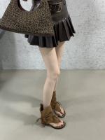 Nuevas Botas de Verano 2025 Punta de Calzado de Aguja Sandalias Cubiertas de Suela Plana - details 8