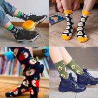 Calcetines de algodón para hombre y mujer, medias coloridas y divertidas con diseño creativo de frutas, cómodas y transpirables, gran oferta - details 1