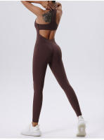 Conjunto de Yoga Deportivo con Cremallera de Cuello Alto Sin Mangas Talla Delgada Cinturón Elástico - details 18