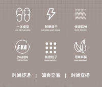 Zapatillas de los hombres de verano en casa baño antideslizante fondo grueso eva resistente al desgaste zapatillas frescas ropa deportiva de los hombres - details 2