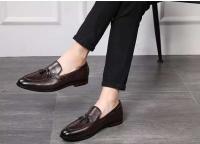 Schuhe Herren Lujo Venta Caliente moda mocasines marca cuero mocasín vestido + Zapatos Zapatillas Hombre Zapatos - details 3