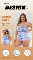Traje de Baño de Talla Grande con Estampado Traje de Baño de Moda para Mujeres en Verano - details 1