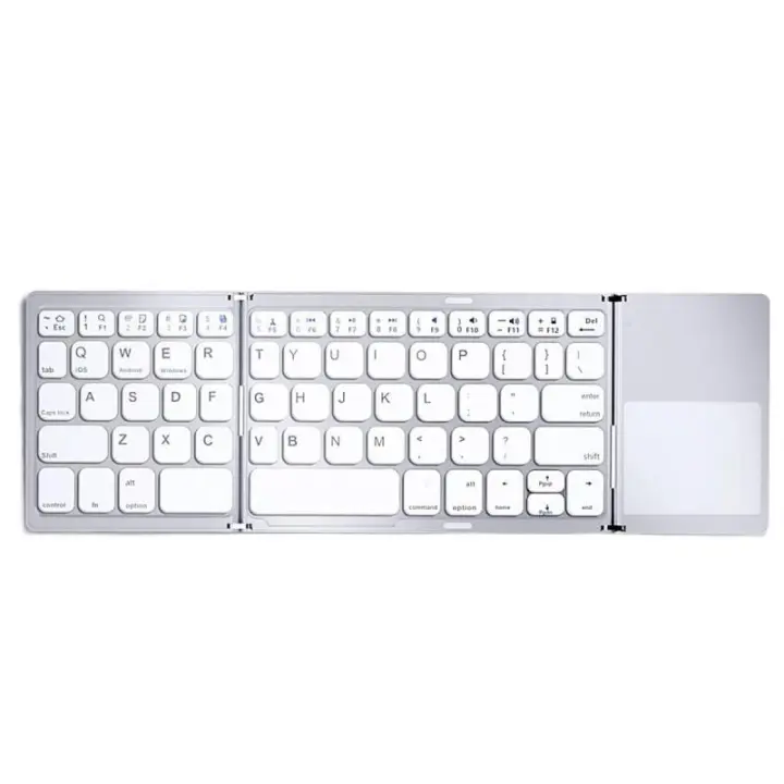 Ultra-delgado con touchpad portátil tríptico inalámbrico bluetooth teclado de la tableta teclado bluetooth - 1