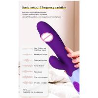 Vibrador de punto G Leten, doble vibración, silicona, USB, juguetes eróticos, tienda de masturbación, consolador 2 en 1, juguetes sexuales para mayores de 18 años. - details 4
