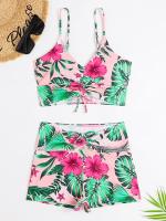 Conjunto de Bikinis de cintura alta para mujer, bañadores trenzados, traje de baño para mujer, microbikinis de realce, ropa de playa a la moda 2023 - details 28