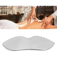 Peine De Tabla De Masaje Gua Sha, Gua Sha De Acero Inoxidable Para El Cuidado De La Piel Facial, Herramienta De Masaje - details 1