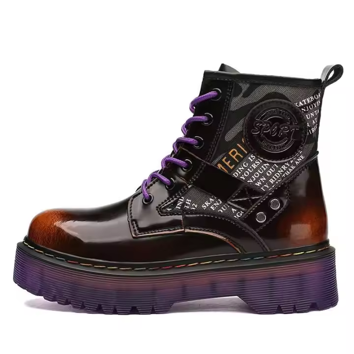 Modelo de llegada: Zapatos deportivos unisex de caña alta, botas largas de marca transparente, talla grande para mujer, barato - 1