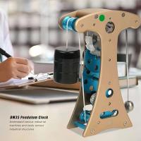 Reloj de péndulo de gravedad Galileo de 91 piezas - Kit de montaje de bricolaje de metal 3D |   Juguete educativo de vapor de aleación y acero inoxidable - details 1