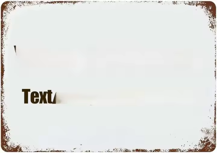 Diseño personalizado con su propia imagen//Letrero de metal con texto Estilo vintage para pared Señales de tráfico al aire libre Decoración Regalo interior Negocios - 1