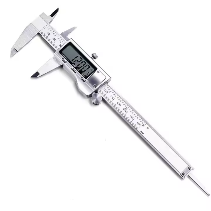 Calibre Digital de Acero Inoxidable 6 Pulgadas Herramienta de Medición para Longitud, Ancho, Profundidad Ideal para Bricolaje en Casa Certificado CE - 1