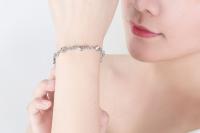 Pulsera de Plata Esterlina 925 Diseño Simple de Corazón de Zirconia Cúbica de Alta Calidad - details 6
