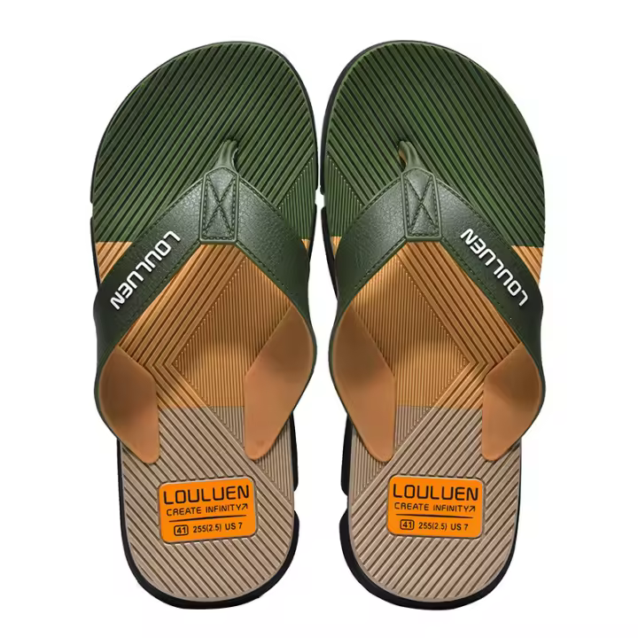 Chanclas de Verano para Hombres Zapatillas de Playa Antideslizantes Versión Coreana Casual para Usar en Casa - 1