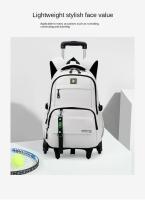 Mochilas escolares con ruedas para niños, mochila rodante para niños, mochila con ruedas para estudiantes, bolsa de libros con ruedas - details 5