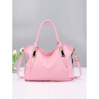 Bolso de hombro informal y a la moda para mujer, bolso cruzado suave de gran capacidad, color sólido, mochila de lujo de alta gama - details 1
