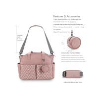 Bolsa de Pañales para Bebé de Gran Capacidad Bolsa de Maternidad Impermeable Multifuncional Portátil para Cuidado del Bebé Material de Poliéster - details 12