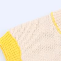 PB & ZA 2025, tops de punto simples y versátiles informales con cuello redondo sin mangas de color contrastante, novedad de verano, ropa para mujer - details 4