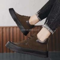 Nuevo superventas, zapatos de hombre con punta ancha a bajo precio, botines de alta calidad, diseño de cordones a la moda, zapatos casuales baratos - details 2