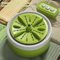 Lavadora portátil de viaje para el hogar, Mini lavadora para calcetines, ropa interior, lavandería doméstica, D - details 7