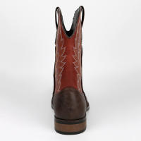 Botas vaqueras occidentales bordadas versión coreana - details 5