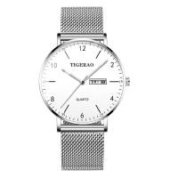 Hombre impermeable doble calendario tendencia cielo estrellado no mecánico reloj de cuarzo - details 7