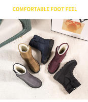 Ots de nieve de algodón para mujer, zapatos impermeables de alta calidad, antideslizantes, novedad 2024 - details 0