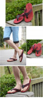 Chanclas de verano para hombre, sandalias de playa casuales antideslizantes y resistentes a los olores para estudiantes - details 16