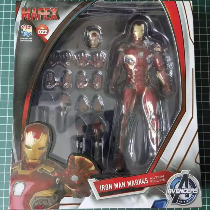 Juguete MEDICOM ORIGINAL MAFEX No.013 Iron Man 43 Hulktops 44 Anime figura de acción modelos de ensamblaje juguetes regalos para niños - 1