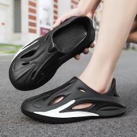 Sandalias de Hombre Antideslizantes y Resistentes al Desgaste Zapatillas de Moda de Verano para la Playa con Tacón Grande - details 18