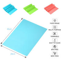 Alfombrillas de Nevera Impermeables 3pcs Antideslizantes Lavables Para Nevera, Cajones, Mesas de Comedor - details 1